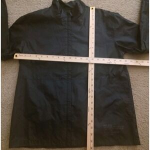 DKNY Donna Karan New York Plain Light Windbreaker Jacket Black Size Small